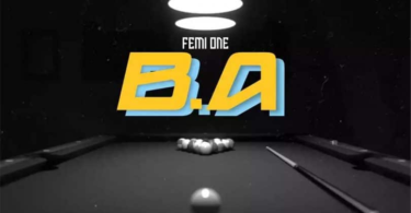 AUDIO Femi One – B.A MP3 DOWNLOAD